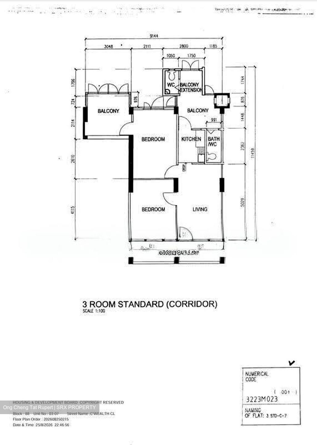 Blk 88 Commonwealth Heights (Queenstown), HDB 3 Rooms #628942281